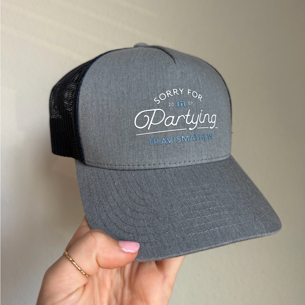 TravisMathew Gray and Navy Hat